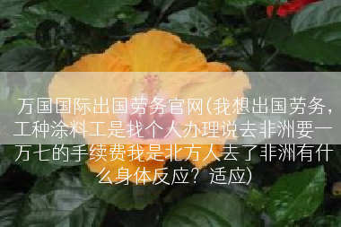 万国国际出国劳务官网(我想出国劳务，工种涂料工是找个人办理说去非洲要一万七的手续费我是北方人去了非洲有什么身体反应？适应)