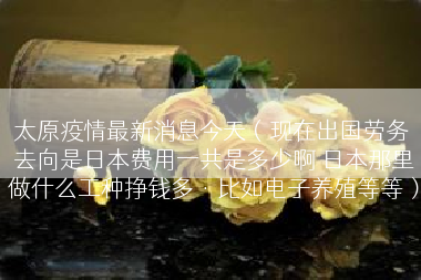 太原疫情最新消息今天（现在出国劳务 去向是日本费用一共是多少啊 日本那里做什么工种挣钱多·比如电子养殖等等）