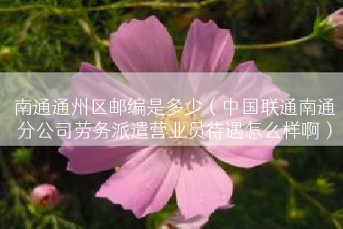 南通通州区邮编是多少（中国联通南通分公司劳务派遣营业员待遇怎么样啊）