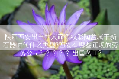 陕西西安出土的人面鱼纹彩陶盆属于新石器时代什么类型?西安有哪些正规的劳务公司？？？？？出国务工?