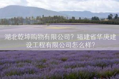 湖北乾坤购物有限公司？福建省华庚建设工程有限公司怎么样？