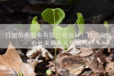 日照劳务服务有限公司国外？日照海关有外来劳务人员吗？