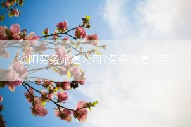 安阳劳务派遣公司?劳务派遣公司?
