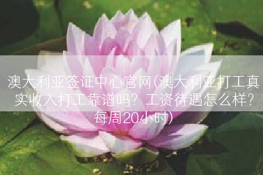 澳大利亚签证中心官网(澳大利亚打工真实收入打工靠谱吗？工资待遇怎么样？每周20小时)