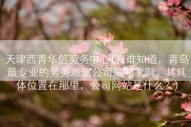 天津西青华信劳务中心(有谁知道，青岛最专业的劳务派遣公司是哪家啊。其具体位置在那里，公司网站是什么？)