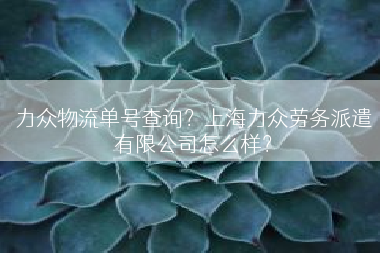 力众物流单号查询？上海力众劳务派遣有限公司怎么样？
