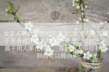 女工人和女干部如何界定(派遣人员是属于劳务派出公司的人力资源，暂时还不属于用人单位员工，等到用人单位有编制后可以转为)