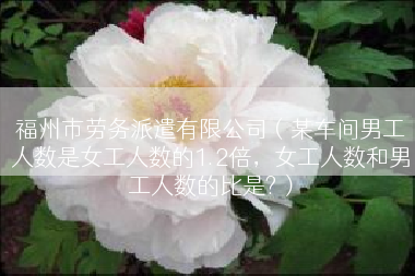 福州市劳务派遣有限公司（某车间男工人数是女工人数的1.2倍，女工人数和男工人数的比是?）