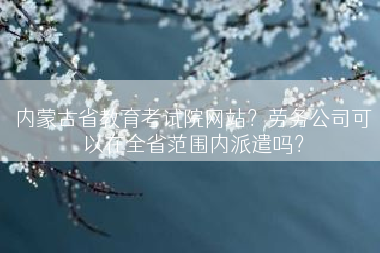 内蒙古省教育考试院网站？劳务公司可以在全省范围内派遣吗？