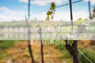 劳务派遣员工的工资由谁发放（2021天津市学生心理健康教育发展中心劳务派遣人员招聘启示）