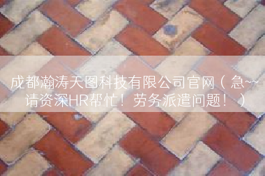 成都瀚涛天图科技有限公司官网（急~~请资深HR帮忙！劳务派遣问题！）