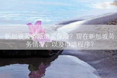 新加坡劳务派遣买保险？现在新加坡劳务情况，以及申请程序？