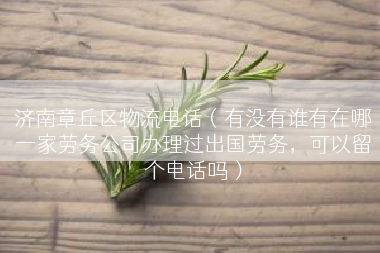 济南章丘区物流电话（有没有谁有在哪一家劳务公司办理过出国劳务，可以留个电话吗）