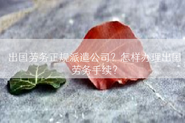 出国劳务正规派遣公司？怎样办理出国劳务手续？
