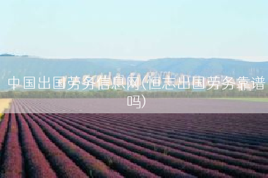 中国出国劳务信息网(恒志出国劳务靠谱吗)