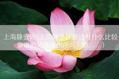 上海静安区(上海静安区这边有什么比较靠谱的劳务介绍所吗？急......)