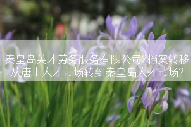 秦皇岛英才劳务服务有限公司?档案转移从唐山人才市场转到秦皇岛人才市场?