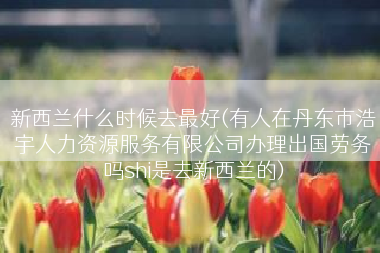 新西兰什么时候去最好(有人在丹东市浩宇人力资源服务有限公司办理出国劳务吗shi是去新西兰的)